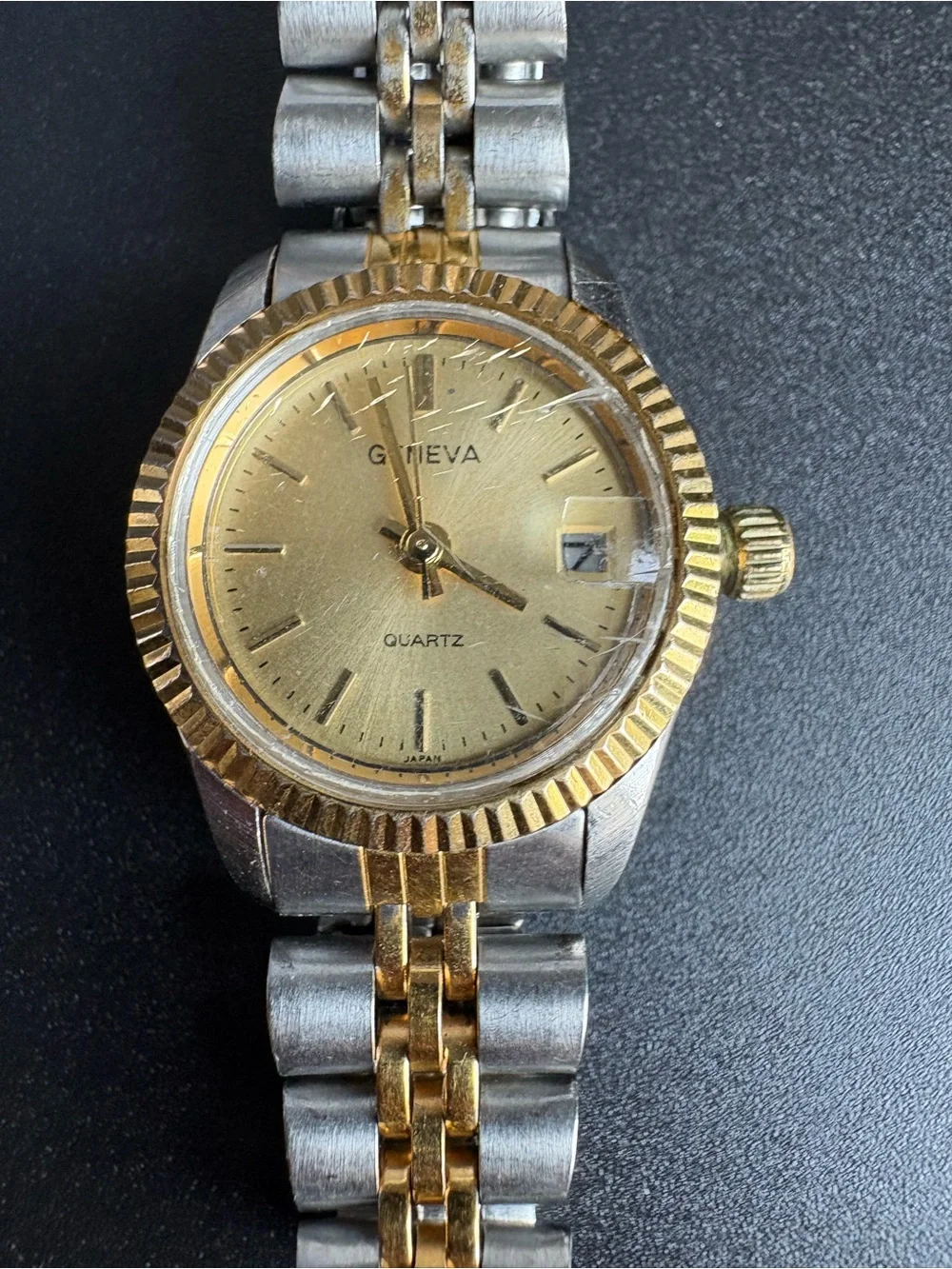 Geneva Women’s Two-Tone Gold and Silver Quartz Watch